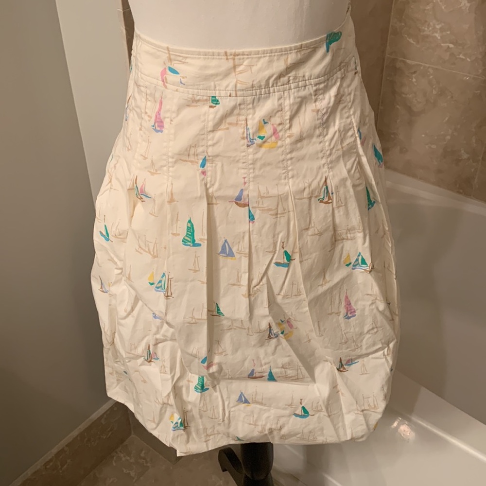 Vintage Y2K Tommy Hilfiger Sailboat Bubble Skirt